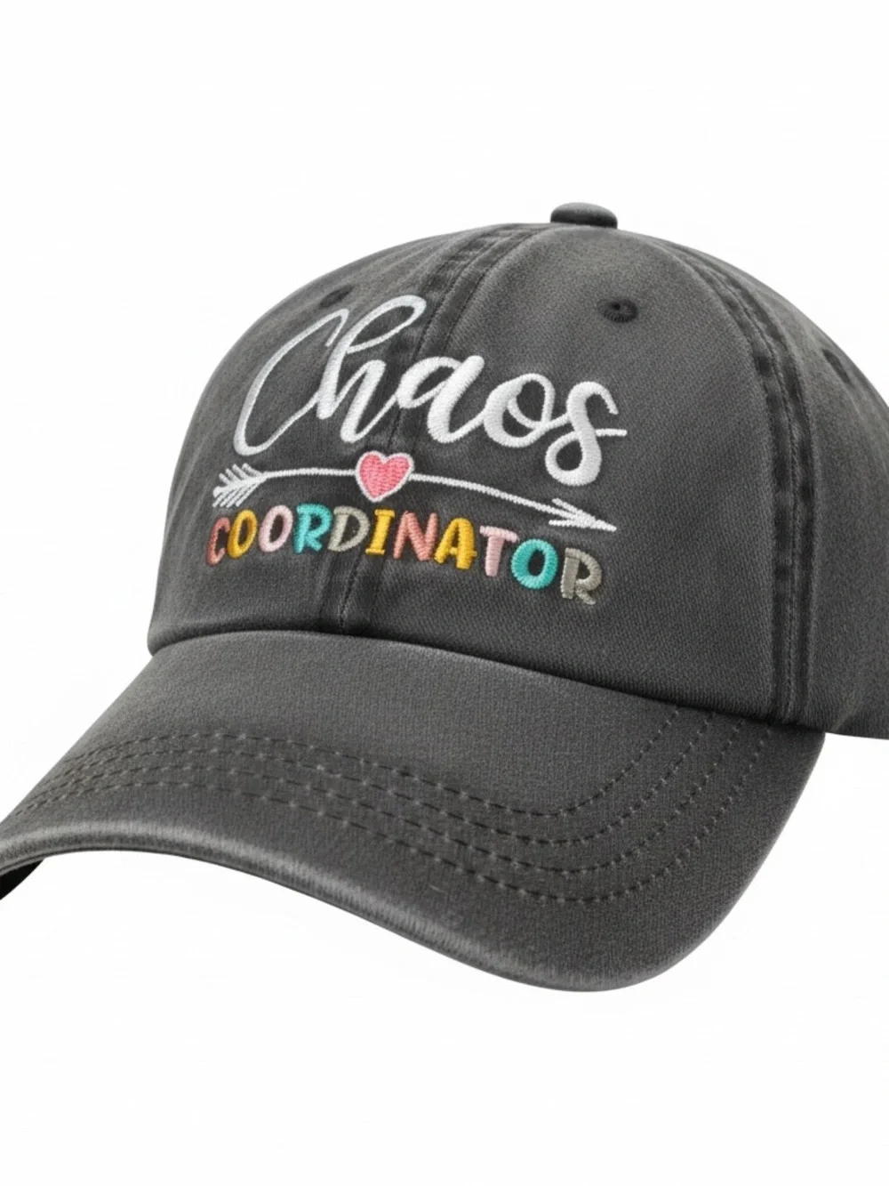 Chaos Coordinator Embroidered Cap - Gray